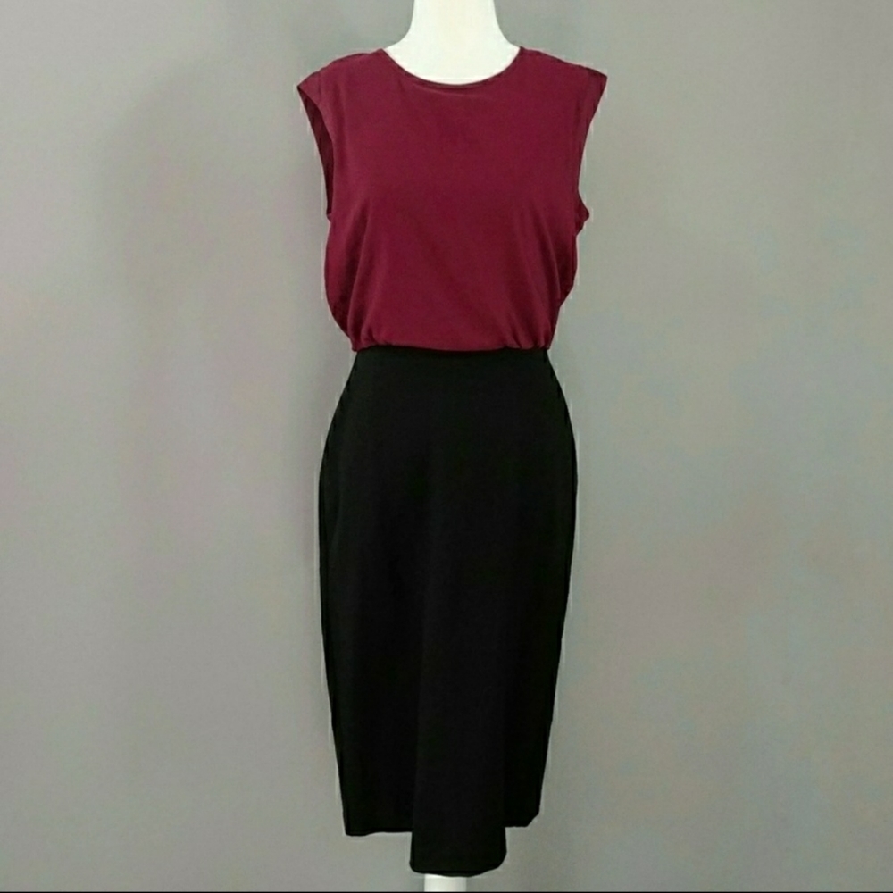 NWOT Loft Mixed Media Dress Size 6